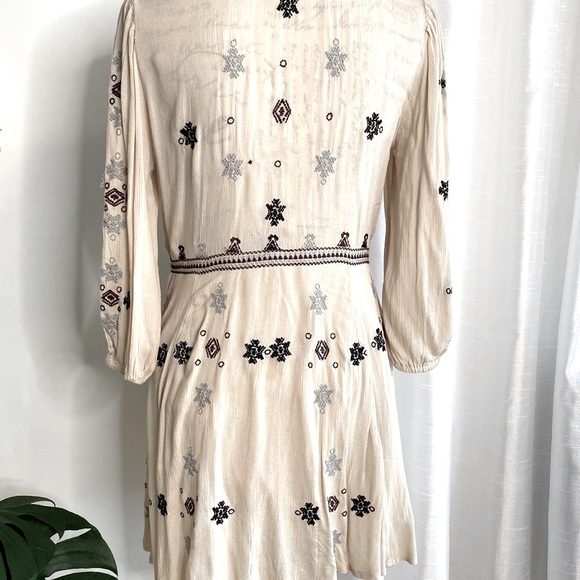 Free People Long sleeve Lacy Dress XS - Picture 5 of 5